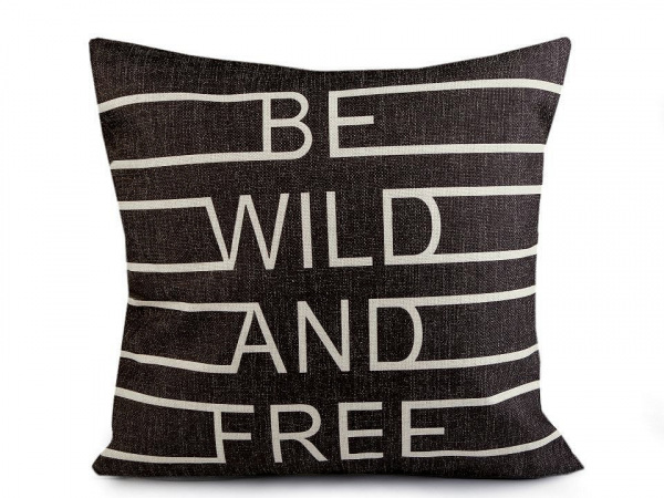 Povlak na polštář jelen, srdce 43x43 cm