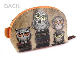 Pouzdro / malá kosmetická taška Santoro Owls 10x15 cm