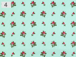 Bavlněná látka růže