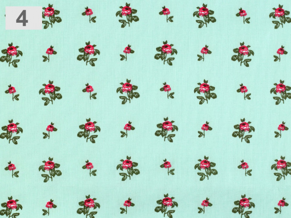 Bavlněná látka růže