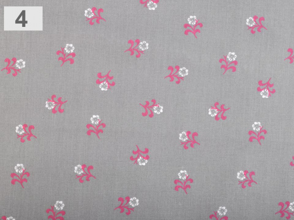 Bavlněná látka květy