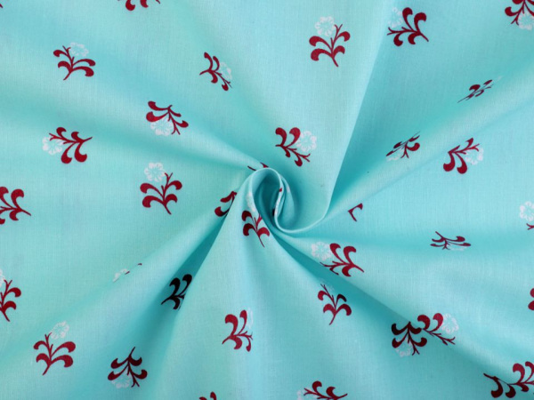 Bavlněná látka květy