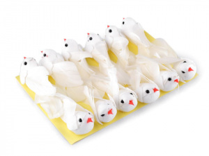 Dekorace ptáček / holubice malá