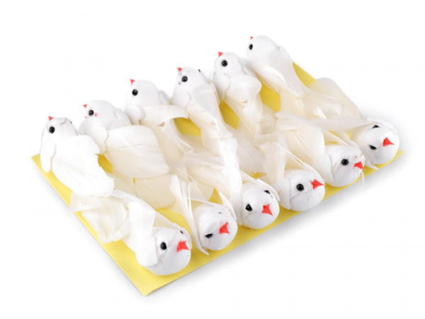 Dekorace ptáček / holubice malá