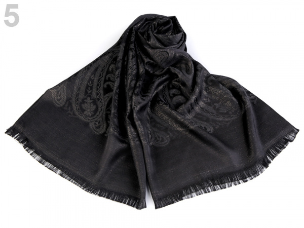 Šála s jemným lurexem 68x175 cm