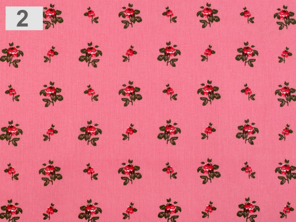 Bavlněná látka růže