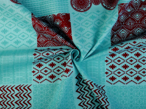 Bavlněná látka mandaly