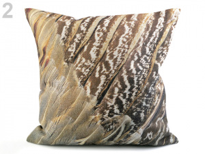 Povlak na polštář peří 43x43 cm