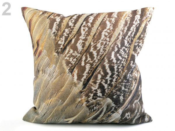 Povlak na polštář peří 43x43 cm