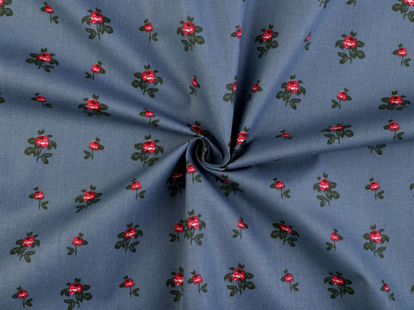 Bavlněná látka růže