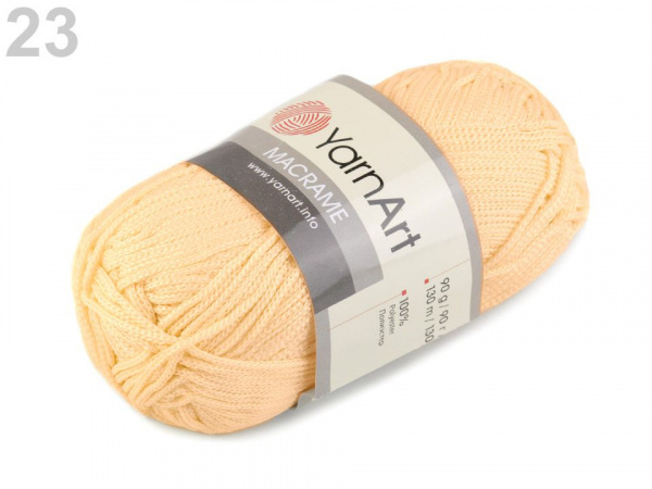 Pletací příze Macrame Ø2 mm 90 g