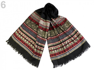 Šála s lurexem 65x175 cm