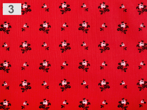 Bavlněná látka růže