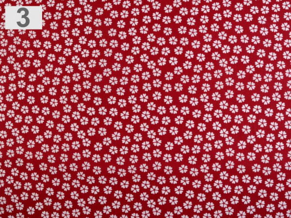 Bavlněná látka květy