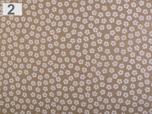 Bavlněná látka květy