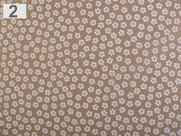 Bavlněná látka květy