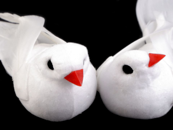 Dekorace pár holubic