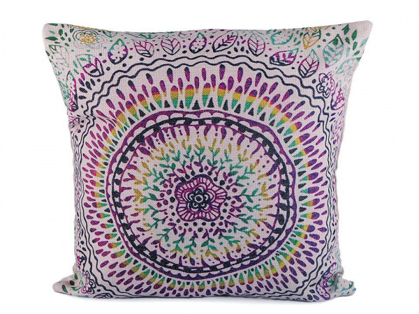 Povlak na polštář mandala 43x43 cm