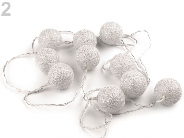 Vánoční osvětlení na baterie Ø4 cm