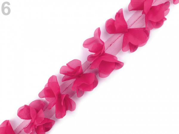 Prýmek mašle / motýlek na tylu šíře 65 mm