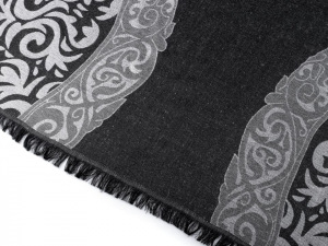 Šála s ornamenty a lurexem 70x180 cm