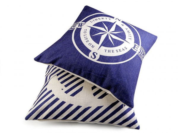 Povlak na polštář námořnický 43x43 cm
