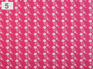 Bavlněná látka květiny