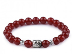 Buddha náramek karneol, dámský