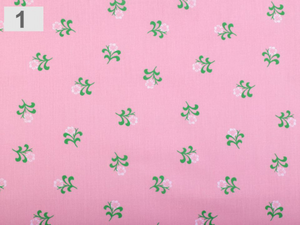 Bavlněná látka květy