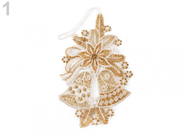 Vánoční krajková dekorace