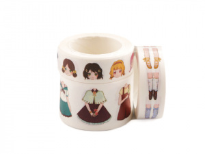 Washi páska holčičky Languo sada 3 ks