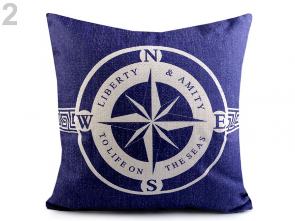 Povlak na polštář námořnický 43x43 cm