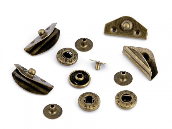 Zapínání na peněženky / boxy 10x20 mm