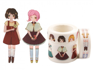 Washi páska holčičky Languo sada 3 ks