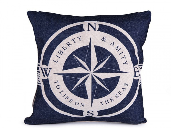 Povlak na polštář námořnický 43x43 cm
