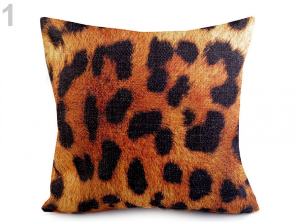 Povlak na polštář tygr, gepard 43x43 cm