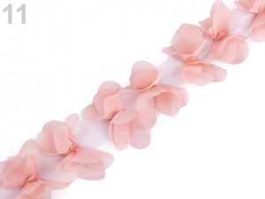 Prýmek mašle / motýlek na tylu šíře 65 mm