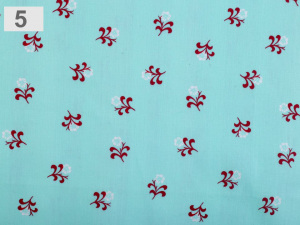 Bavlněná látka květy