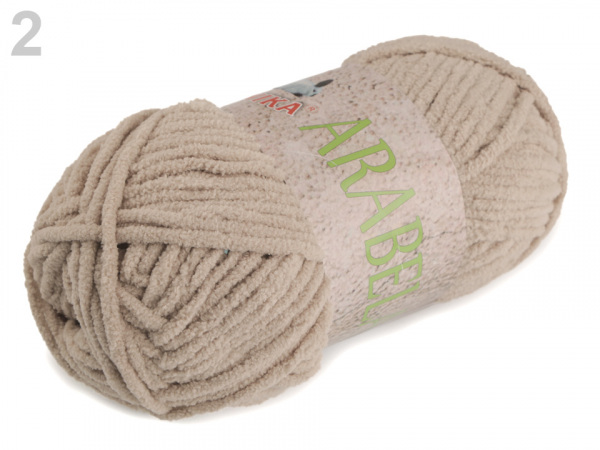 Pletací žinylková příze Arabela 100 g