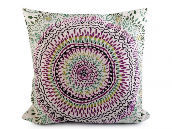 Povlak na polštář mandala 43x43 cm