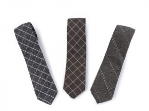 Bavlněná kravata károvaná