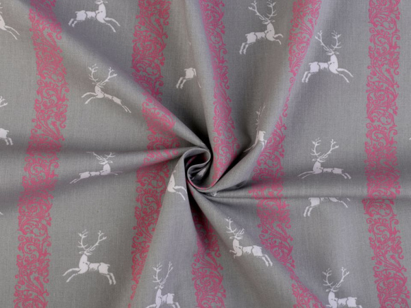 Bavlněná látka jelen