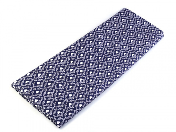 Bavlněná látka srdce