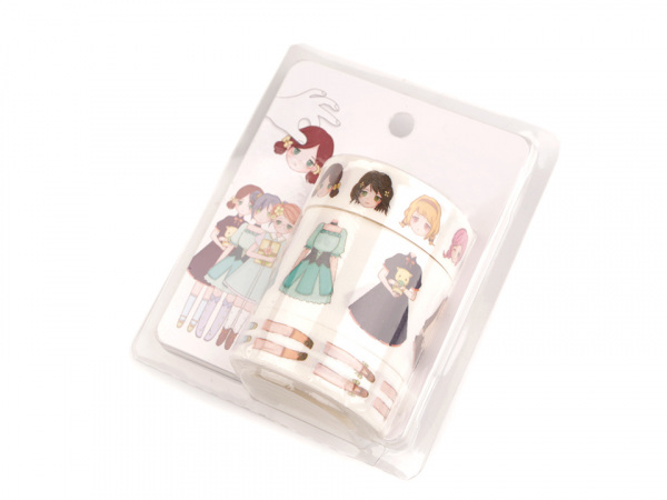 Washi páska holčičky Languo sada 3 ks