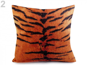 Povlak na polštář tygr, gepard 43x43 cm