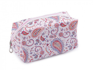 Kosmetická taška paisley, sova 10,5x18 cm