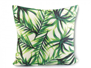 Povlak na polštář listy tropické džungle 43x43 cm