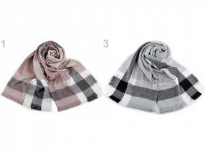 Šála / pléd káro 65x190 cm