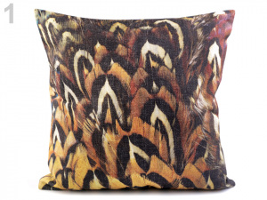 Povlak na polštář peří 43x43 cm