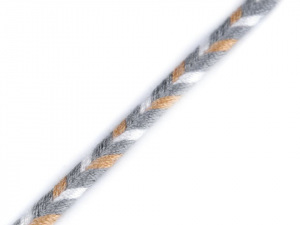 Bavlněná sutaška / provázek šíře 4 mm